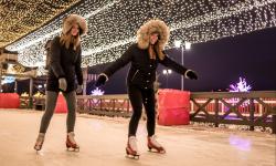 Ice-skating at The Kremlin Embankment
